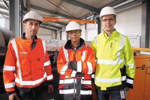  Responsible for the realization of the project at Heros: Pieter Deurwaarder, Project Engineer at Heros Sluiskil; Gerben Jaspers, Project Manager Heros Sluiskil, here together with Rainer Elfring, Marketing at Spaleck 