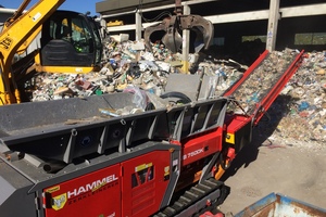  HAMMEL was able to prove the efficiency of its machines through shredding different materials like waste, wooddebris and metal profiles 