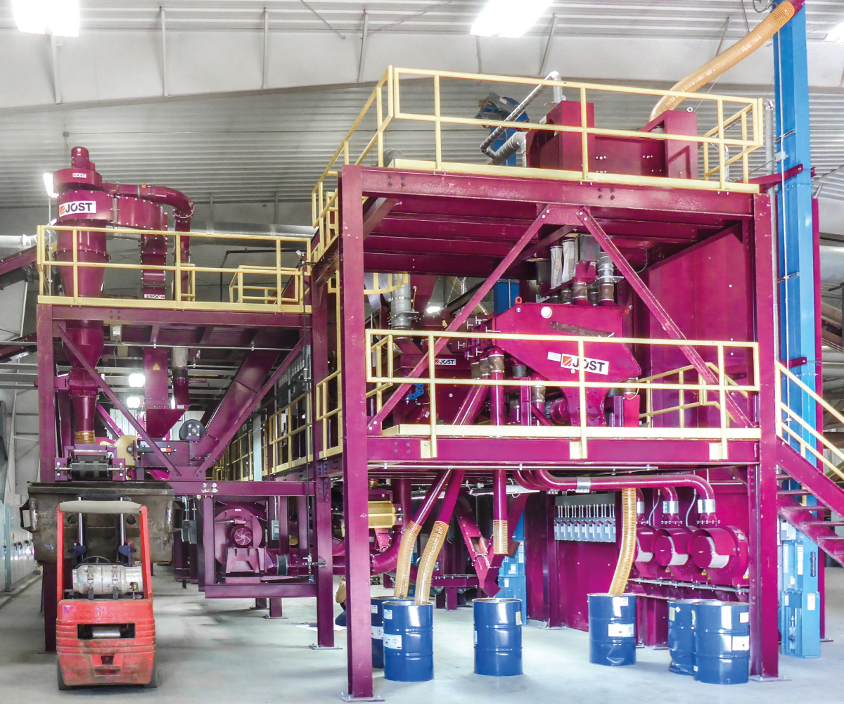 Space plant non-ferrous metal products