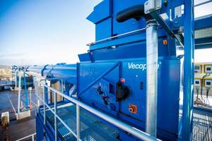  The pipe belt conveyors of the VecoBelt series transport bulk material without losses 