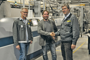  Long-term cooperation: Starlinger and PET to PET - (from left) Gerhard Kammer (PET to PET), Christian Lovranich (Starlinger), Christian Strasser (PET to PET) 