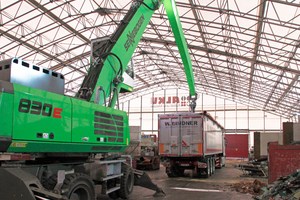  Sennebogen 830, seen loading a truck 