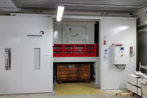  In the course of a modernization of the foundry hall, casting cells were replaced. In the process, the recycling process was also required to be optimised. Erdwich Zerkleinerungs-Systeme GmbH therefore developed a shredding plant for the BMW Group plant in Landshut to reduce the volume of rejects 