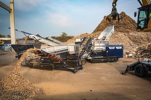  Throughput 25 t/h: the Lindner system solution with the Urraco 75 DK shredder and Zeta Star 75 F2 DK screen will be demonstrated at the Wood &amp; Biomass special theme area in Karlsruhe 