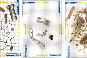  Left: ferrous – middle: non-ferrous – right: clean bulk material  