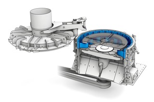  After crushing and sorting, the rotor impact mill from BHS processes the copper portion of the material so that oxidations and any adhesions remaining from the waste incineration process are removed 