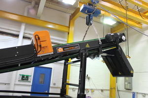  Pneumatic Reject System on the E-Z Tec 9000 R Metal Detector  