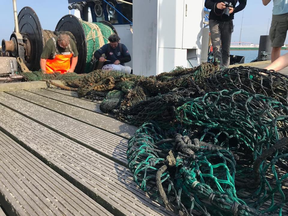 Prora Fish More than half a ton of lost fishing nets recovered off Prora (Isle of ...