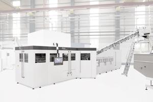  With the new generation of stretch blowing machines, the InnoPET Blomax Series V, KHS has created the preconditions for increasing value creation along the production line combined with simultaneous savings on resources 