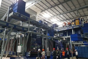  To see plastics recycling in action, conference delegates were given a tour of Integra Plastics’ new facilities on the outskirts of Sofia 