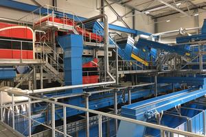  New paper sorting plant for the production of deinking waste paper 