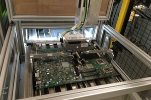  ADIR demonstrator: Measuring and desoldering of electronic components mounted on printed circuit boards of mobile phones and computers 