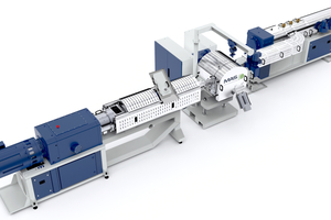  The MAS cascade plant consists of twin-screw extruder, CDF disc filter and a MAS single-screw degassing extruder 