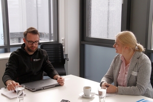  Dr. rer. nat. Daniel Bender, Technical Manager at TOMRA SORTING GmbH, in conversation with Dr. Petra Strunk, editor in chief of the magazine recovery Recycling Technology Worldwide  