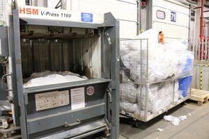  At the Shirebrook facility are now 5 V-Press models for plastic waste in operation 