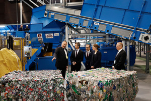  From left: Lars Krejberg; HRH The Crown Prince; Mayor Michael Ziegler; Minister Lea Wermelin and Thomas Dalsgaard 