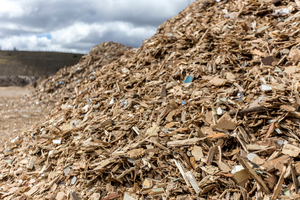  Waste wood must be processed correctly to meet the high output requirements 