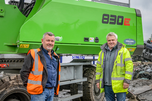  Strong partnership through good service: SYNETIQ Operations Director Ray Curry with Molson Green Sales Manager Dave Peacock (from left)  