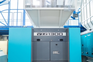  The new VIZ from Vecoplan can reliably shred a wide variety of plastic materials 