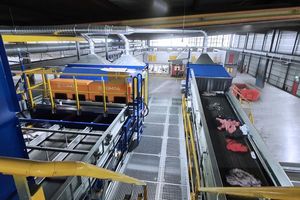  STADLER designed and built the plant, while TOMRA – co-initiator of the project – provided the NIR sorters 