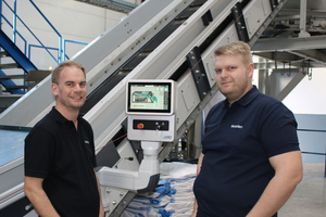  Patrick Kessler (left) and Markus Fritz: “We could follow every commissioning step in real time.” 