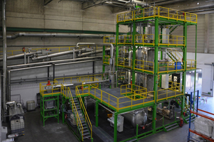  12 Pilot plant for the pyrolysis of plastic  