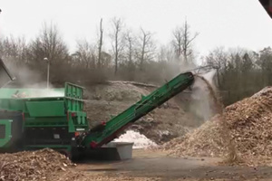  Fogging of a conveyor discharge 