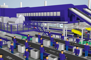  First, the coarse and heavy fraction is separa-ted by mechanical sorting. Finally, the fine fraction is sorted by hand 