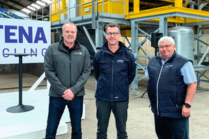  F.l.t.r.: Armin Vogel, Steinert, Jesper Fournaise, Stena Recycling, and Poul Erik Jakobsen, Steinert partner Viggo Bendz, handled the Danish-German collaboration 