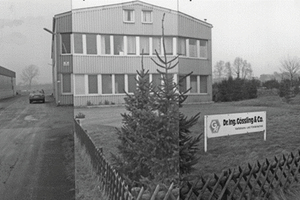  <div class="bildtext">Historische Ansicht des Firmensitzes Dr. Ing. Gössling Maschinenfabrik GmbH</div> 