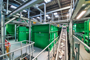  Viridor undertook a £ 15.4 m (ca. € 18,1 m) upgrade of its Masons Materials Recycling Facility (MRF) in 2020. STADLER transformed its operation, increasing its capacity from 65 000 t/a to 75 000 t/a  