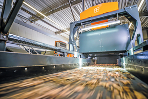  TOMRA AUTOSORT® and GAIN processing wood chips 
