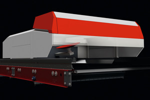  <div class="bildtext_en">World premiere at IFAT: Westeria presents the new DiscSpreader® automove, which independently distributes material flows perfectly on the conveyor belt thanks to AI control</div> 