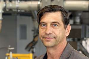  <div class="bildtext">Udo Dobberke, Geschäftsführender Gesellschafter von Sysplast, will das Unternehmen zu einem Innovationszentrum im Bereich des Recyclings von styrolbasierten Thermoplasten machen</div> 