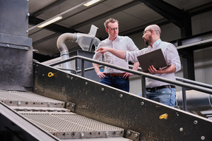  The technology is also used in the SPALECK TestCenter - here on a screening machine 