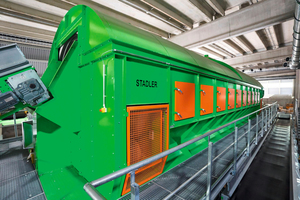  Trommel screen from STADLER at the Remeo sorting facility 