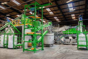  Kunststoffrückgewinnungsanlage bei AO Recycling in Großbritannien  