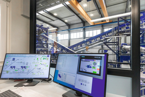  Just like in the real plant, the processes in the test center are centrally monitored and controlled 