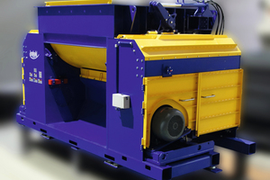  Especially in heavy-duty operation, for example at the beginning of a recycling line, the single-shaft shredder 60/210 shows a strong performance 