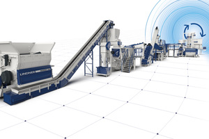  Shredding – Washing – Sorting: Auf der K 2022 präsentiert Lindner effiziente und innovative Komplettlösungen für das Kunststoffrecycling am Innenstand B17 &amp; B19, Halle 9 sowie im Freigelände CE02 als Teil des Circular Economy Forums 