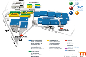  Hallenplan der K 2022 