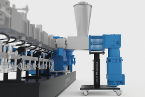  Thanks to its high intake potential, the recycling of plastic fiber and flake using the newly developed ZS-B MEGAfeed side feeder from Coperion becomes much more economical or even possible in the first place 
