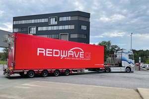  REDWAVE Qi as a container solution on trucks 