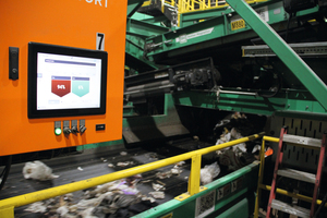  10 TOMRA AUTOSORT™ units efficiently sort both municipal solid waste and single stream material using the same circuit  