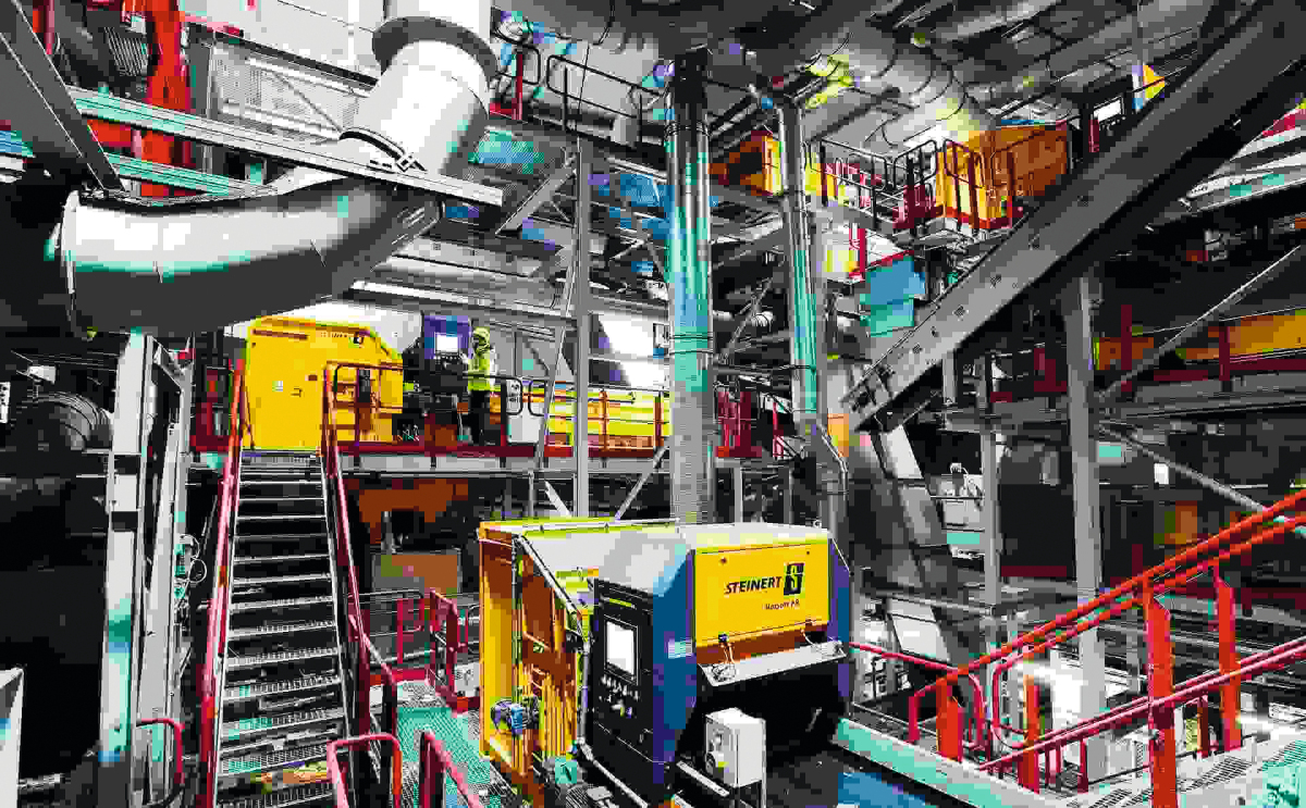 STEINERT UniSort sorting technology for black plastics recovery