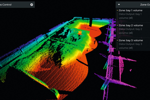  Bei Cireco werden die Daten von drei LiDAR-Sensoren kombiniert, um die Bestände mehrerer Boxen zu erfassen 