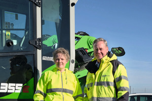  Sanna, machine operator at Avfall &amp; Återvinning Skaraborg, and Thommy Nilsson, OP System salesperson 