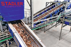  The sorting plant receives mixed Municipal Solid Waste (MSW) with an input capacity of 30 to 40 t/h in a single line 