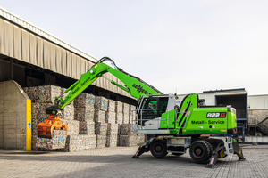  New addition to AS Aluminium Support GmbH – the Sennebogen 822 G material handler 