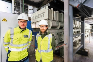  Roy Sallet, Asset &amp; Maintenance Manager PreZero Energy (l.) and Tobias Gross, Sales Engineer at JOEST 